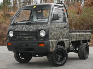 1990 Suzuki Carry 4X4 Lifted and Camo — photo 3