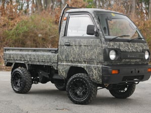 1990 Suzuki Carry 4X4 Lifted and Camo — photo 2