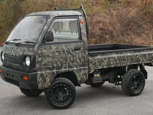 1990 Suzuki Carry 4X4 Lifted and Camo — photo 6