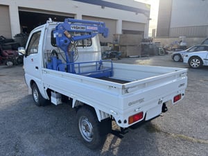 1994 Suzuki Carry YASHIMA Crane 1100 lbs 660CC 4MT 2Hi-4Hi-4Low Axle Lock 2WD-4WD 34000 mi — photo 3